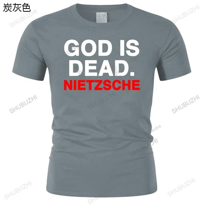 Vintage T Shirt For Unisex God Is Dead Nietzsche Cotton Tshirt Cotton Unisex Tshirt Fitnes Tee Fashion Teeshirt Homme Tops