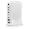 500W Desktop GaNs Chargers 6 USB C 2 USB A Charging Station Desktop Mutliport for Fast Chargers Laptop Power Adapter