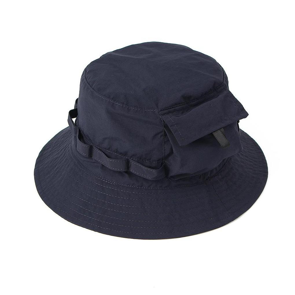 Pocket Foldable Hiking Hat (Navy) Bucket Outdoor Hat