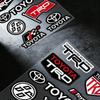 FOR TOYOTA TRO Universal Multi-Purpose Reflective Waterproof Stickers Scratch Conceal For Auto Bike Helmet Mug Fridge Decoration