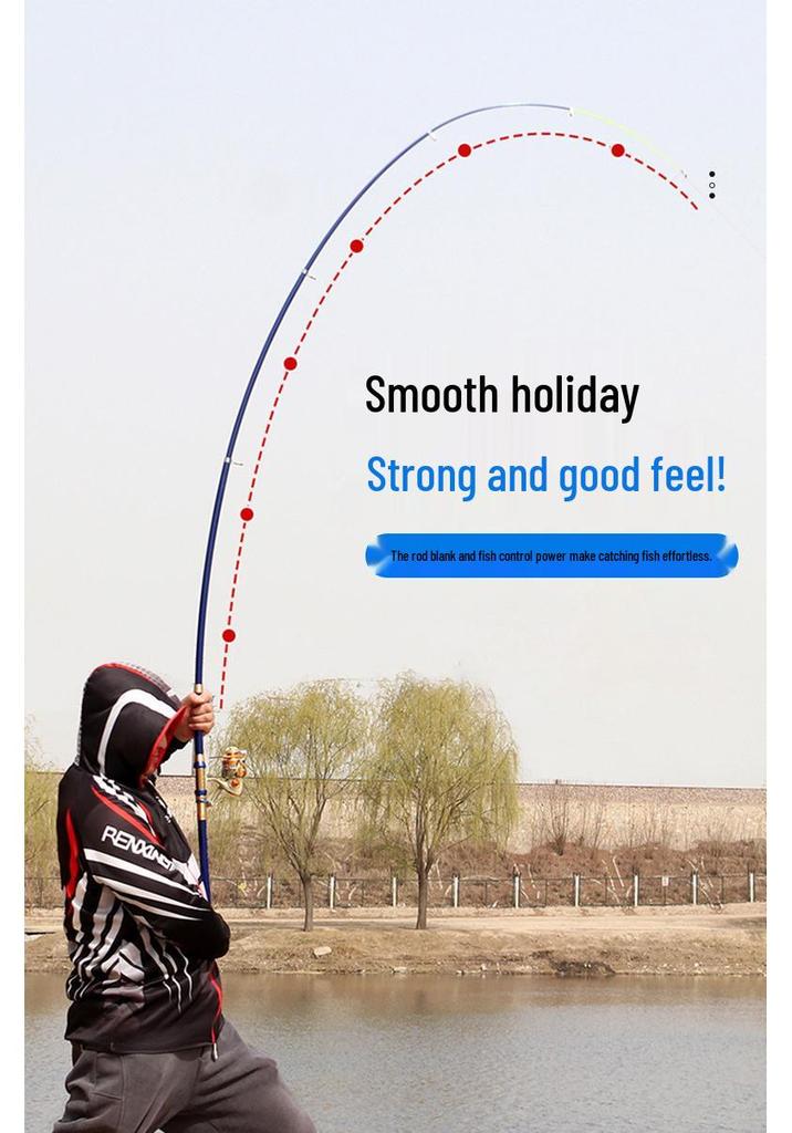 Heavy Duty Sea Rod: Long Cast Wolf King Fulong for Big Fish and Carp Fishing