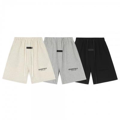 FOG ESSENTIALS Beflockte Buchstabenshorts Herren Freizeit Baumwolle Gerade Beine Sporthosen Streetwear