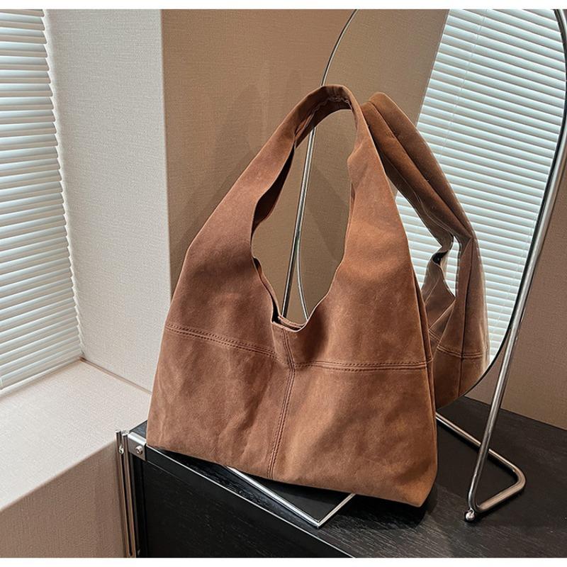 Large-capacity, Niche, Retro Commuter Single-shoulder, Underarm, Hand-held Tote Bag