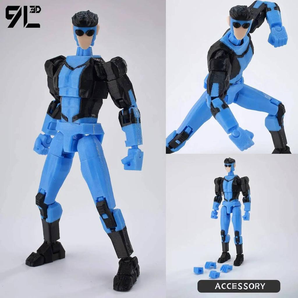 9L3D Invincible Slayer Daryl Dixon Lucky13 Action Figure Dummy13 Multi-Jointed Collectible Model Toys Titan13 Birthday Gifts T13