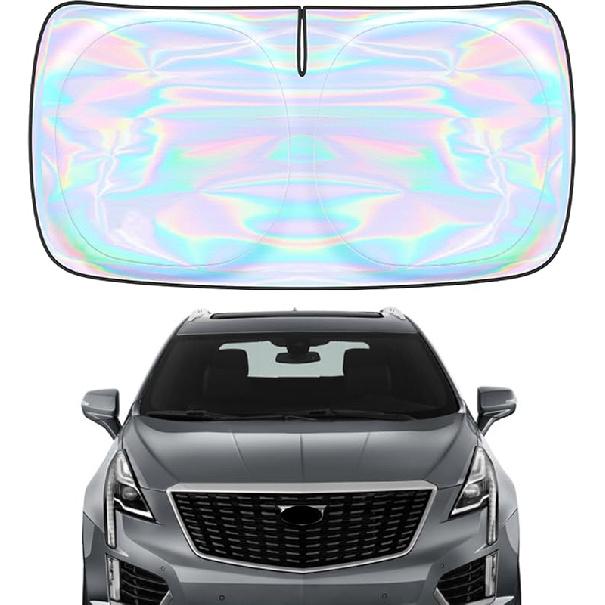 Windshield Sun Shade Cover For Kia Forte -2025 - Sunshade Compatible With Kia Forte Foldable Front Window Sunshade Sun Visor Protector Block UV Rays