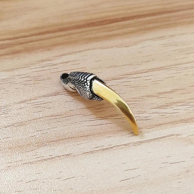 Creative Fashion Retro Gothic Dragon Claw Necklace Men s Personalized Punk Hip Hop Rock Trendy  Accessories Women