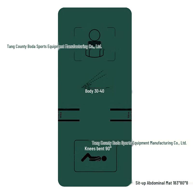 Thickened & Widened TPE Sit-up & Yoga Mat
