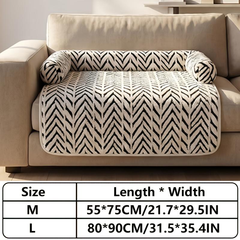 Cat and Dog Sofa Bed, Plush Pet Sofa Bed with Cushion, Indoor Cat and Puppy Non-Slip Furniture Protector