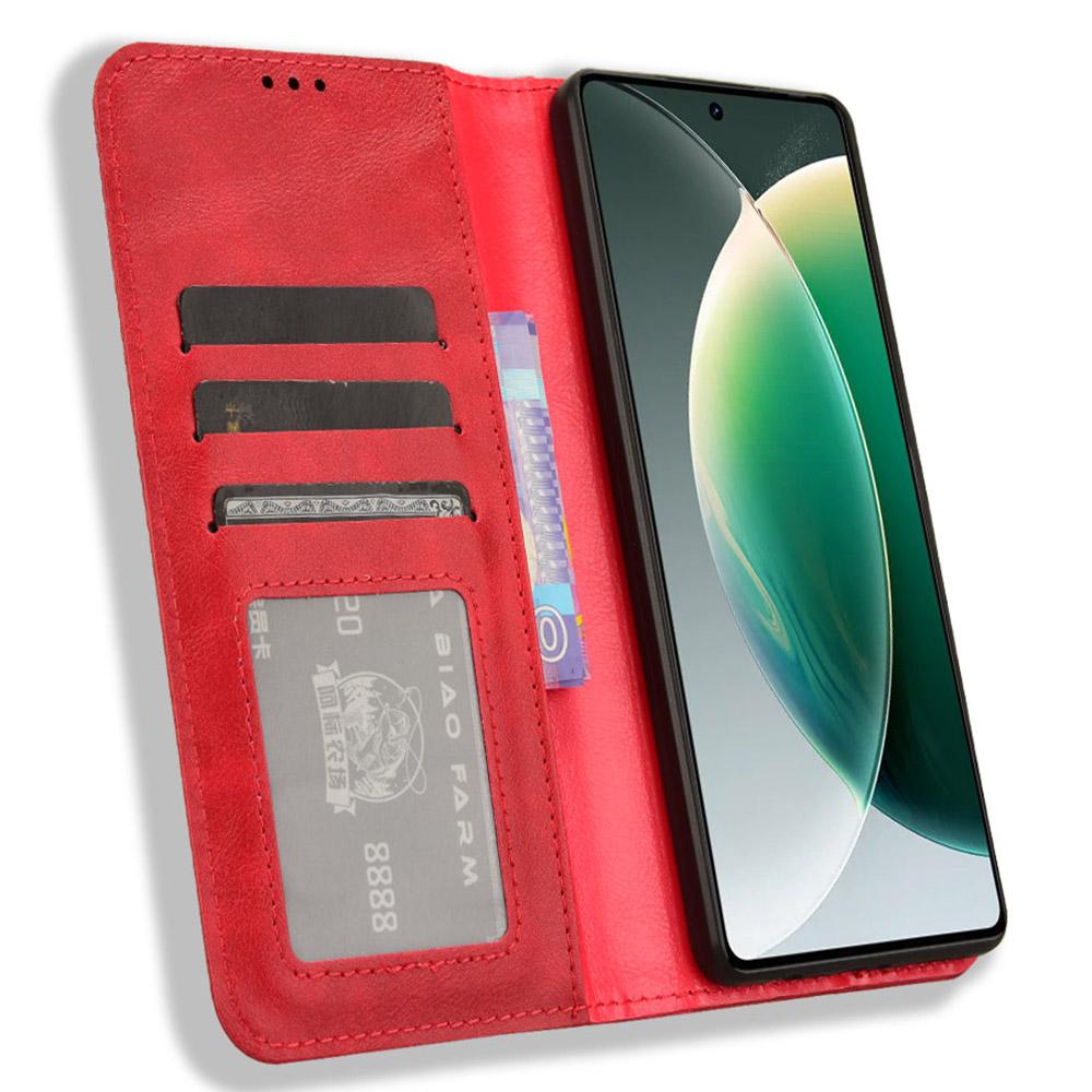 Red PU Leather