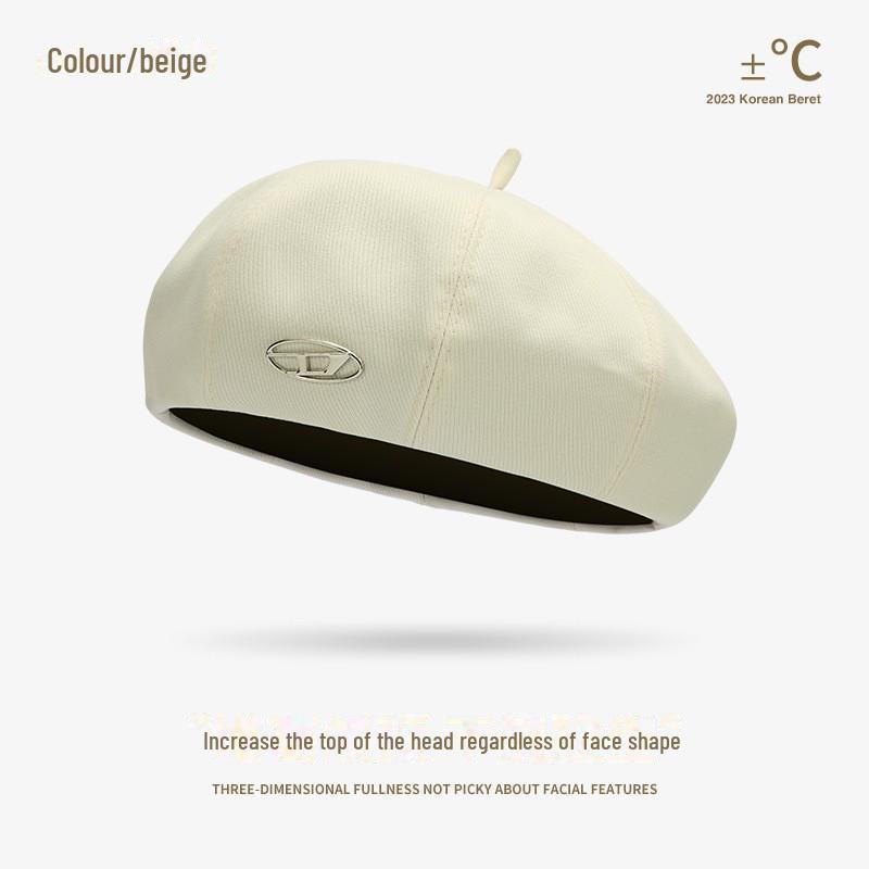 Women's Wool Beret: Autumn/Winter Fashion, All-Season Japanese Painter Style, Windproof and Warm (DMZ102)