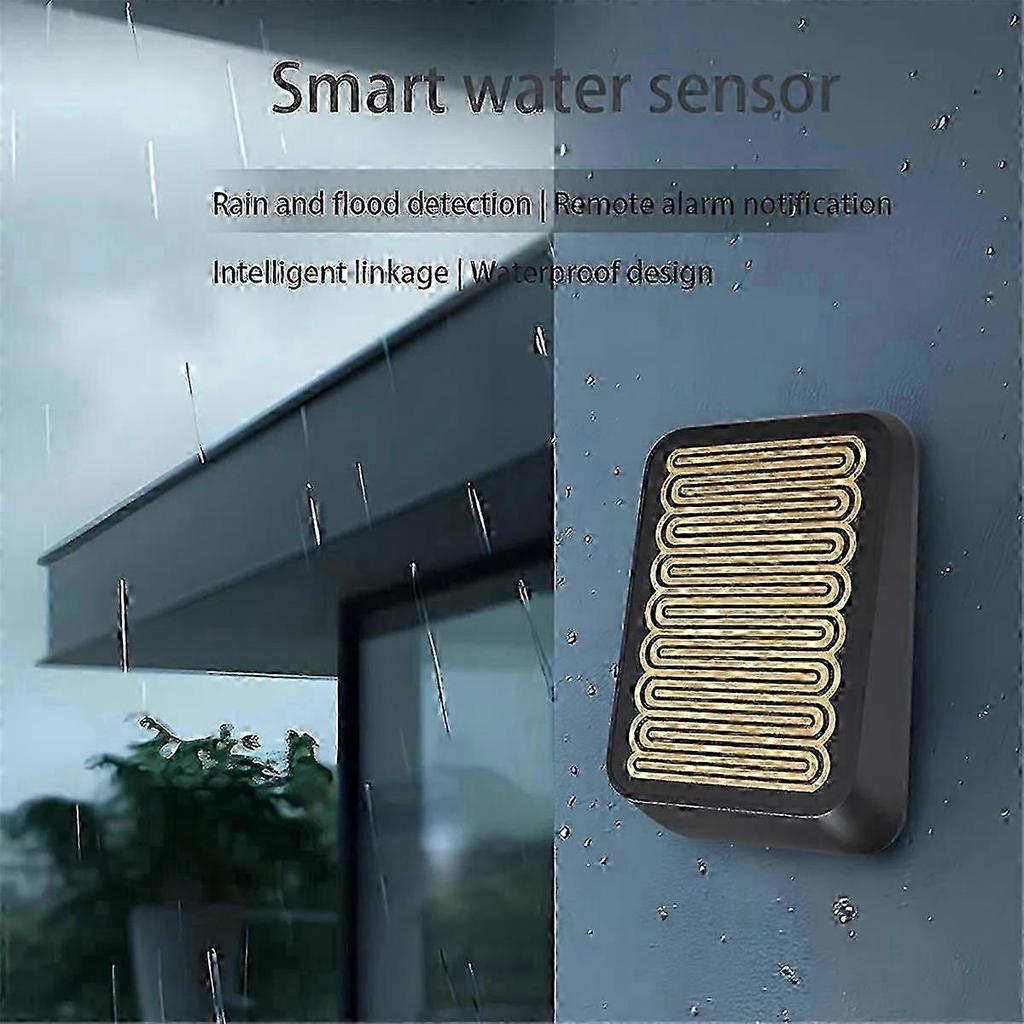Zigbee Smart Rain Sensor for Outdoor Wireless Rain Detection Waterproof, Zigbee Hub Required,Linka SZRH A-W