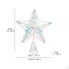 Christmas Tree Top Star Decoration Cute Festive Xmas Ornament for Living