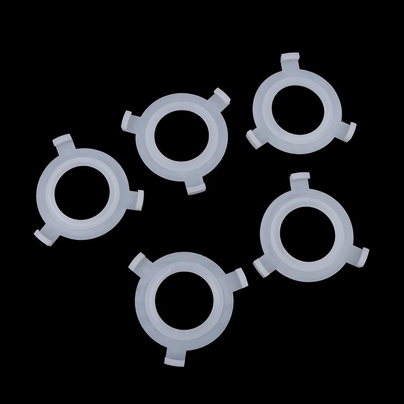White Lamp Covers Accessories 5PCS Lamp Shade For E27 To E14 Light Shades Socket Reducing Ring Adapter Washer