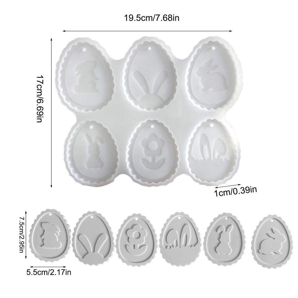 Easter decoration Ornaments Silicone Mold Easter Ornaments Plaster Making Mold Easter Ornament Making Mold Casting Epoxy mold