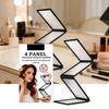 Four-sided Folding Makeup Mirror Daily Foldable Makeup Mirror With 4 Panels And Portable Makeup Mirror.