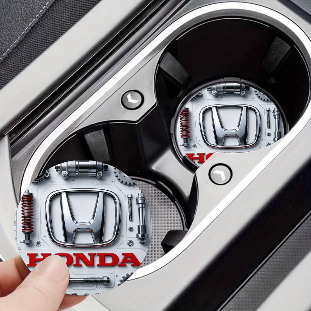 For Honda New Car Cup Holder Anti-Slip Silicone 7cm Insert Coaster Mat Universal Car Accessories Black Fit LG Most Cars