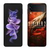 Game Stalker Phone Case For Samsung Z Flip 7 6 5G Galaxy Z Flip 5 4 3 Black Hard Cell Cover Luxury PC Shell Coque