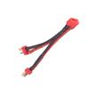Deans Style T Plug 2 Male To T Plug 1 Female Power Cable Silicone Wire for 2 6S Lipo Battery