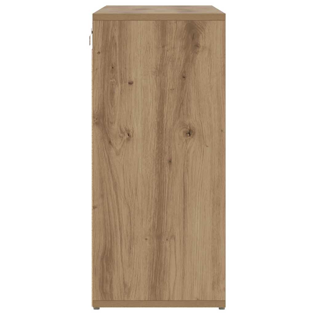 Shoe Cabinet Artisan Oak 103 X 30 X 67 Cm Particleboard