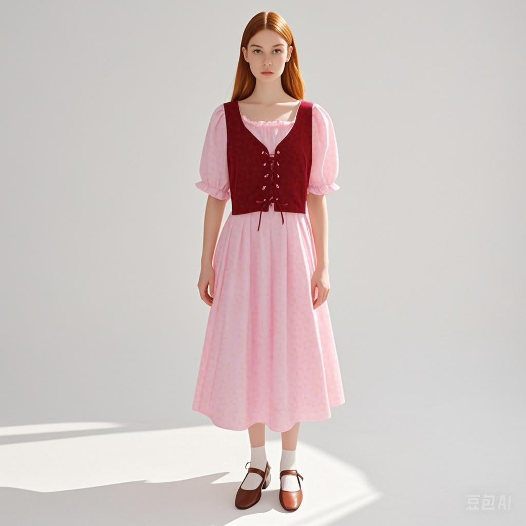 Middle Cosplay Ages Costume Role Play Halloween Stage Performance Gift Girl