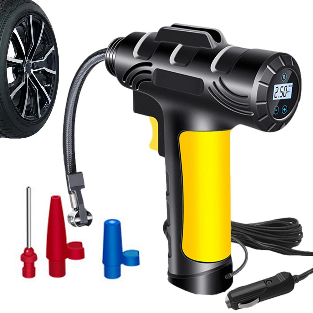 Portable Tire Inflator For Car Inflation Automotive Tools With Pressure Display Portable Air Compressor For Car Tires For