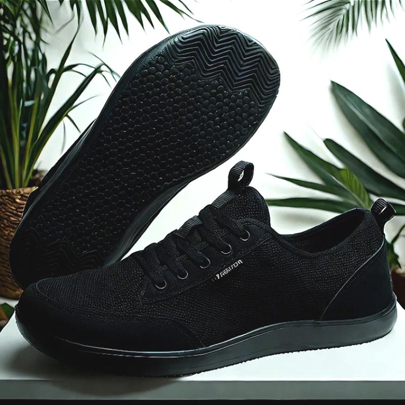 

Men s Walking Shoes Anti Slip Breathable Durable Skateboard Shoes Casual Travel Simple Style Commuting Walking Shoes Sneakers 36 чорний білий колір