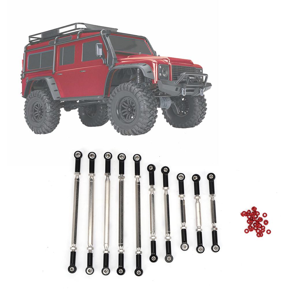 Professional Steering Link Set RC Spare Parts for Traxxas Trx 4 RC CrawlerBlack 8245BL