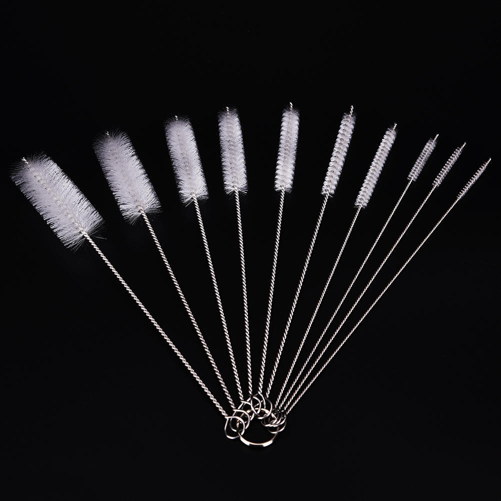 Sale 10X Household Bottle Tube Brushes Cleaning Brush Set Home Kitchen Clean Tool