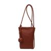 Versatile bucket bag femininity new summer simple fashion shoulder bag woven oblique span bag