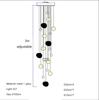 Nordic Minimalist Staircase Chandelier Bubble Glass Light Luxurious Living Room Family Kitchen Restaurant Celing Pendant Lamp