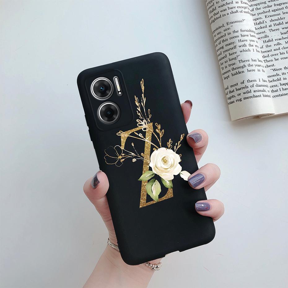 For Xiaomi Redmi 10 5G Case Cute Letters Cover Soft Silicon Protective Phone Case For Xiaomi Redmi 10 Redmi10 5G 2022 Back Cover
