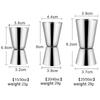1Pc Bar Cocktail Jigger Edelstahl Rotwein Saft Jigger Doppel Geist Messbecher Für Home Bar Party Bar Zubehör