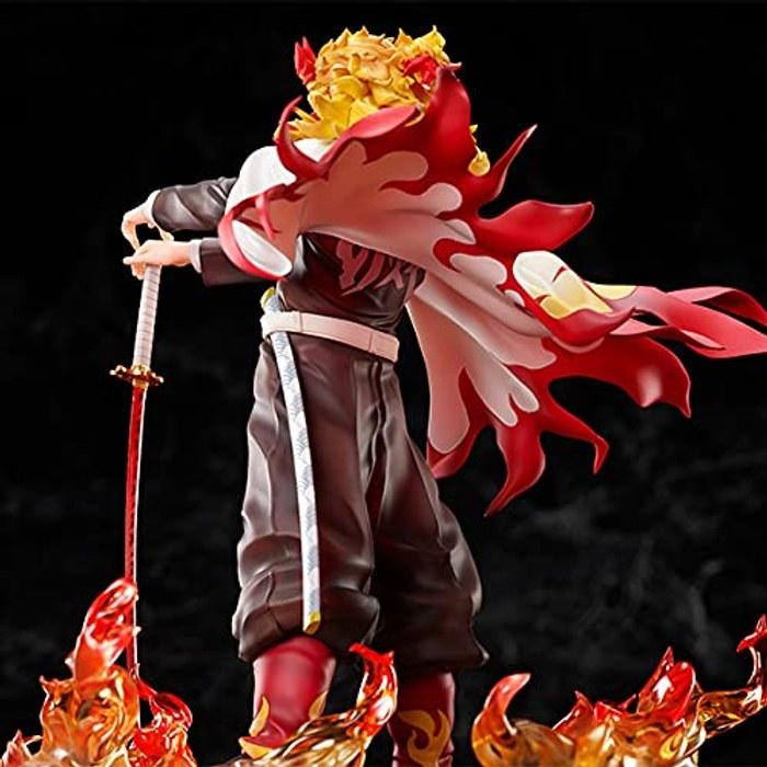 Aniplex Jump Demon Slayer: Kimetsu no Yaiba The Movie: Mugen Train Rengoku Kyoujurou 1/8 Scale Figure (White/Red/Yellow/Brown/Skin Tone)