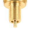 10PCS Brass Large Bore Tire Valve Stem Adapters External Tire Bore Valve Reducer Adapter Connector Good Performance 22mm Length