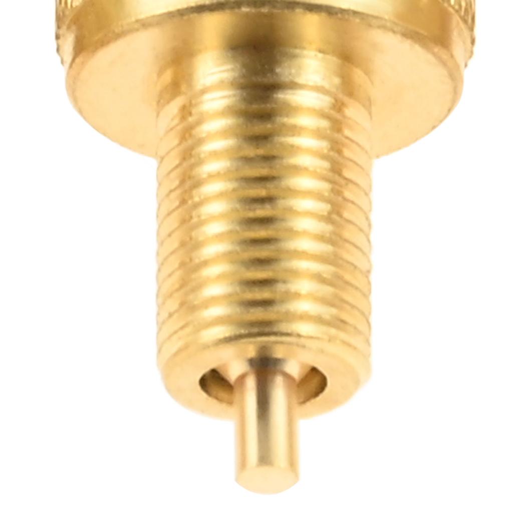 10PCS Brass Large Bore Tire Valve Stem Adapters External Tire Bore Valve Reducer Adapter Connector Good Performance 22mm Length