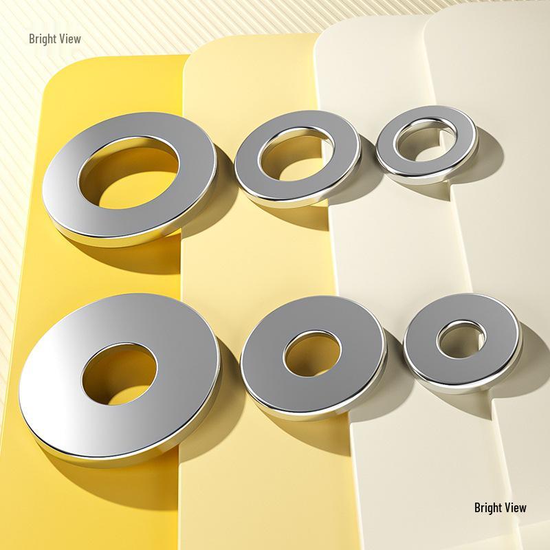 304 Stainless Steel Round Flat Washer, Thickened, Sizes M1.6-M36 M2*5*0.4 (100 pcs)