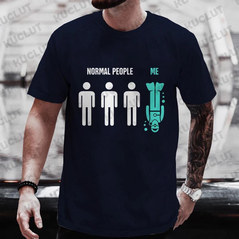 Duiken Duikers Funny T Shirt Men Summer Harajuku Streetwear Short Sleeve Oversized Tops Diving Divers Diving Men Street Tee Tops