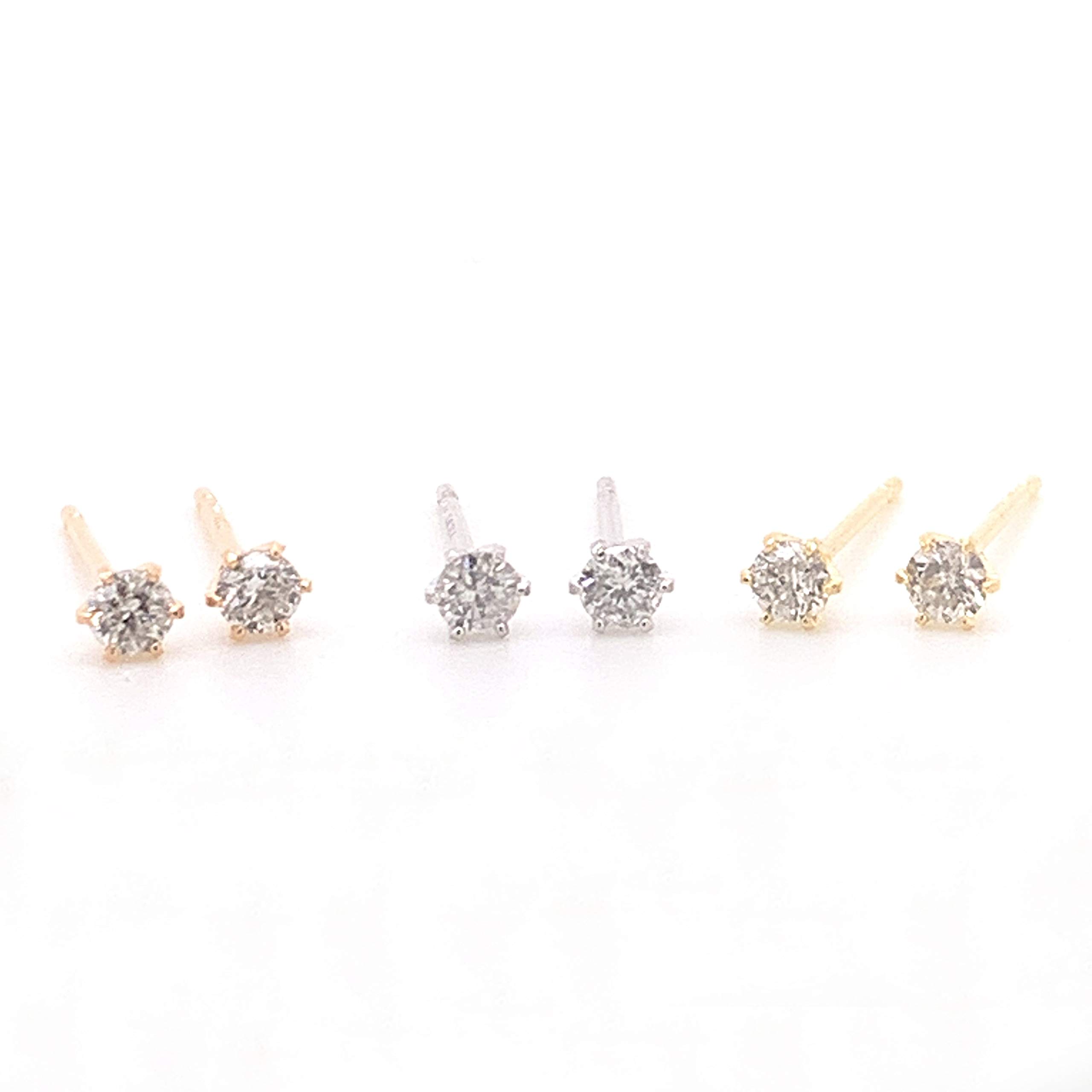 

KASHIMA Earrings K18/PG/WG 0.1ct 1-Diamond (Yellow Gold)