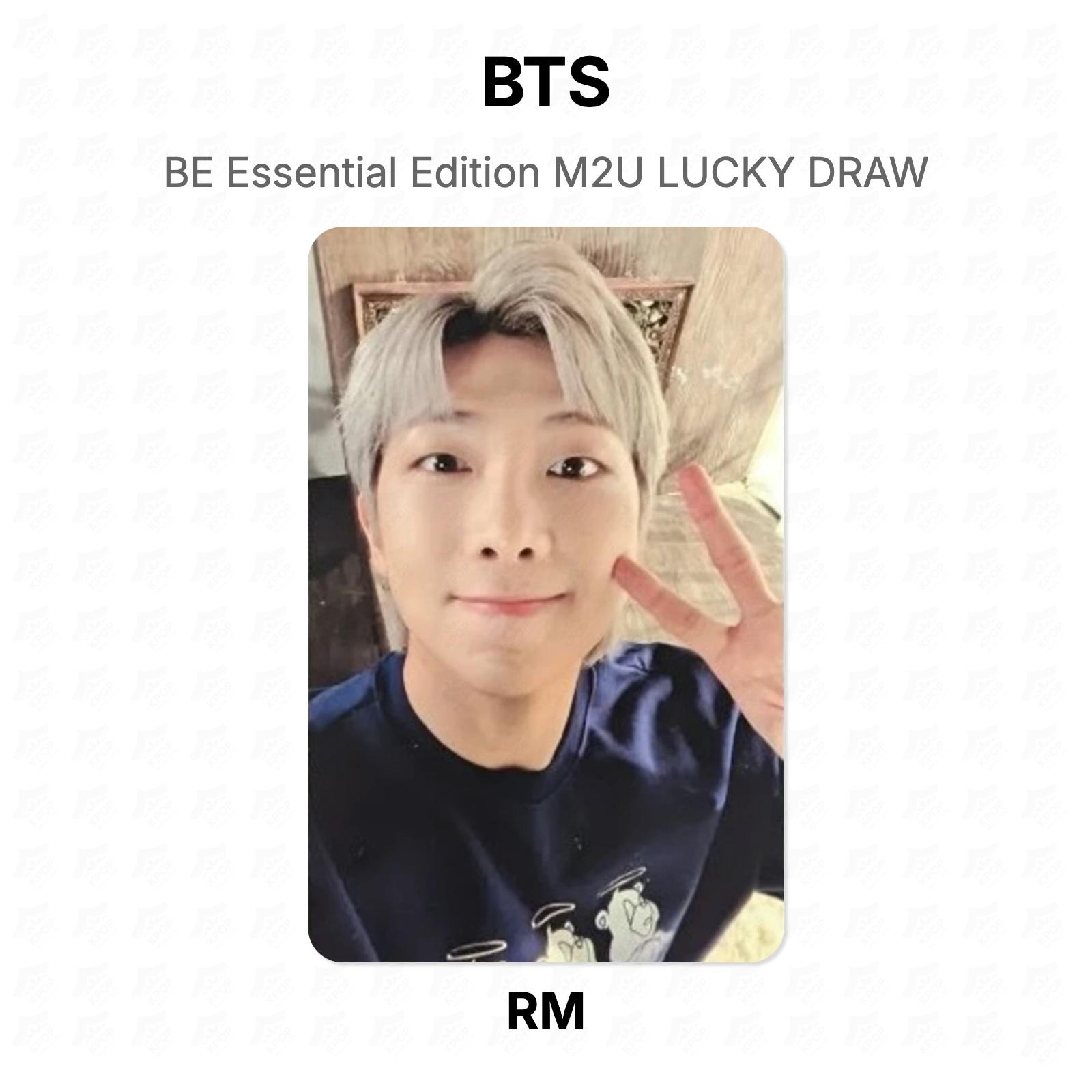 BTS BE Essential Edition M2U LUCKY DRAW Official Photocard RM