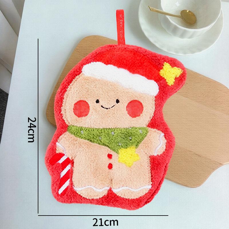 Christmas Hand Towels Absorbent Towel for Kitchen Bathroom Hanging Towels for Hands Christmas Decorations 2026 Navidad
