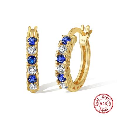 New Jewelry S925 Sterling Silver Earrings 4A Zircon Earrings