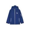 MLB SS24 Los Angeles Dodgers Reflective Logo Hooded Zip Pocket Jacket Unisex Jacket Royal-Blue 3AWJB0341-07RBS