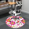 1pc Flower Mandala Carpet for Office Non-Slip, Round Carpet, Soft & Comfortable, Carpet for Office, Lightweight Round Floor Mat