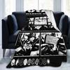 Vox Hazbins Hotels Anime Decken Flanell Herbst Multifunktionale Super Warme Überwürfe für Bettwäsche Outdoor Bettwäsche Überwürfe