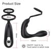 2 IN 1 Anal Plug Cock Ring Vibrator Prostate Massager Gay Anal Butt Plug Stimulator Masturbation Tools Anal Vibration Sex Toys