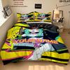 Cyberpunk Edgerunner Custom Name Pattern Bedding Quilt Set Quilt Cover Pillowcase Home Gift(1 * duvet cover + 2 * pillowcase, without core)