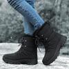 Wear-resistant Sports Outdoor High-top Women's Shoes Women's Winter High-top Snow Boots Plush Warm Cotton Shoes
