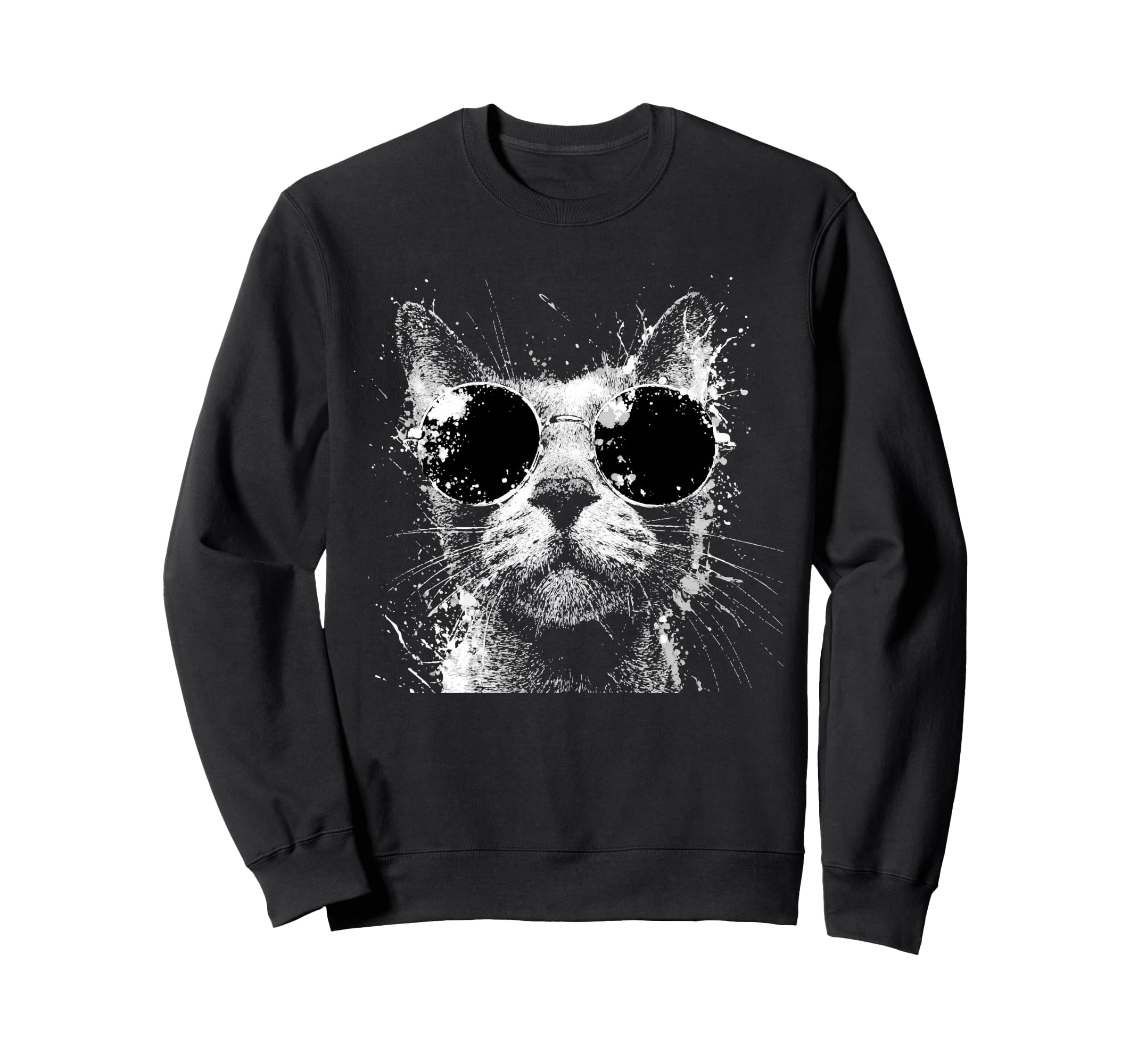 

Abyssinian Cat with Sunglasses Grunge Style Hipster Sweatshirt
