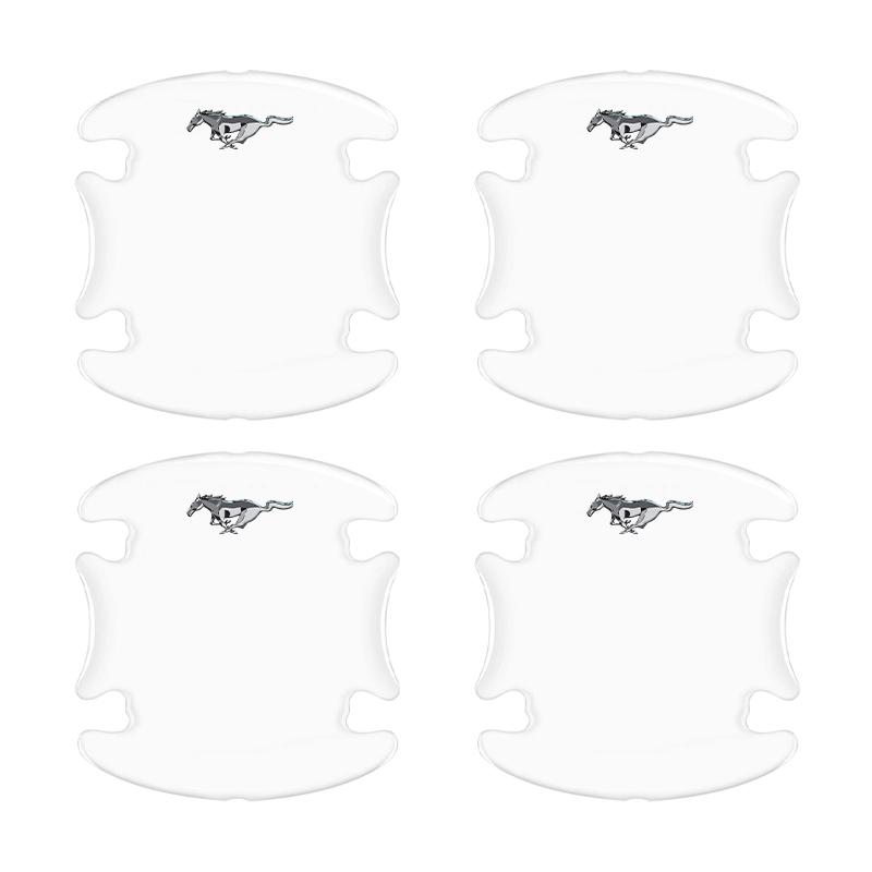 

Защитная полоса от столкновений для кузова автомобиля, наклейка для защиты от царапин на чашу ручки двери автомобиля для Ford Fiesta Ranger Focus Kuga Mustang MAX Transit Mondeo Esco 4pcs Mustang