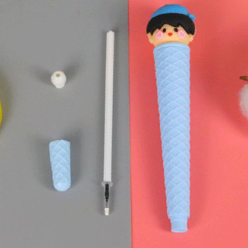 1 Piece Cute Gel Pen Creative Ice Cream Lovely Cartoon Gel Pen Office School Stationery Supplies